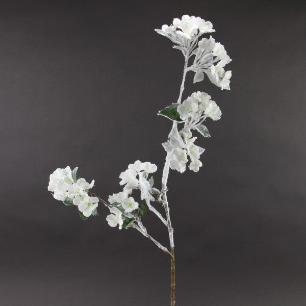 35"SNOW QUINCE BLOSSOM SPRAY
