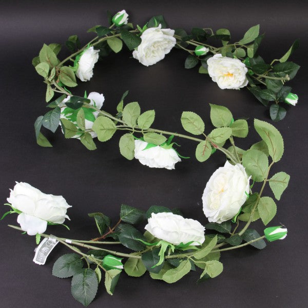 69"CABBAGE ROSE GARLAND