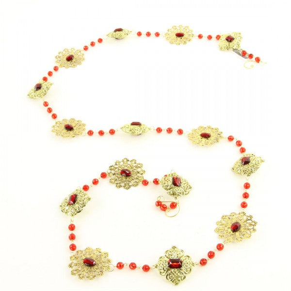 6'RHNSTNE FILIGREE GRLND A25