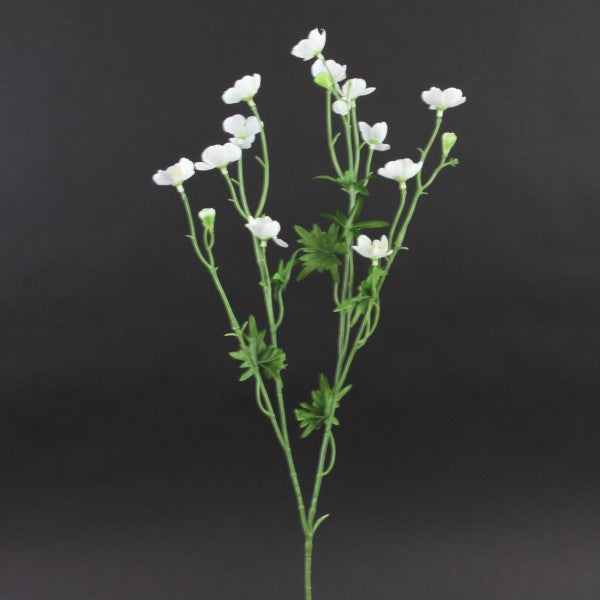 27"BUTTERCUP SPRAY WHITE