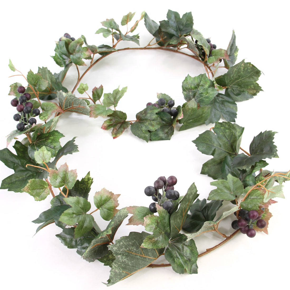 6'GRAPE LEAF GARLAND W/GRAPES