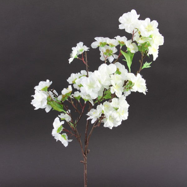 18"CHERRY BLOSSOM SPRAY WHT