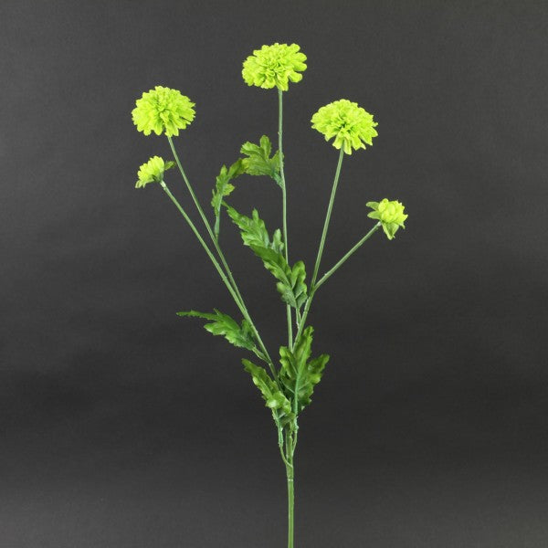 28" POM-POM MUM SPRAY GREEN
