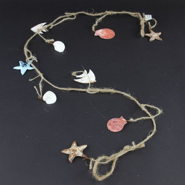 48"RUST.COASTAL JUTE GARLAND