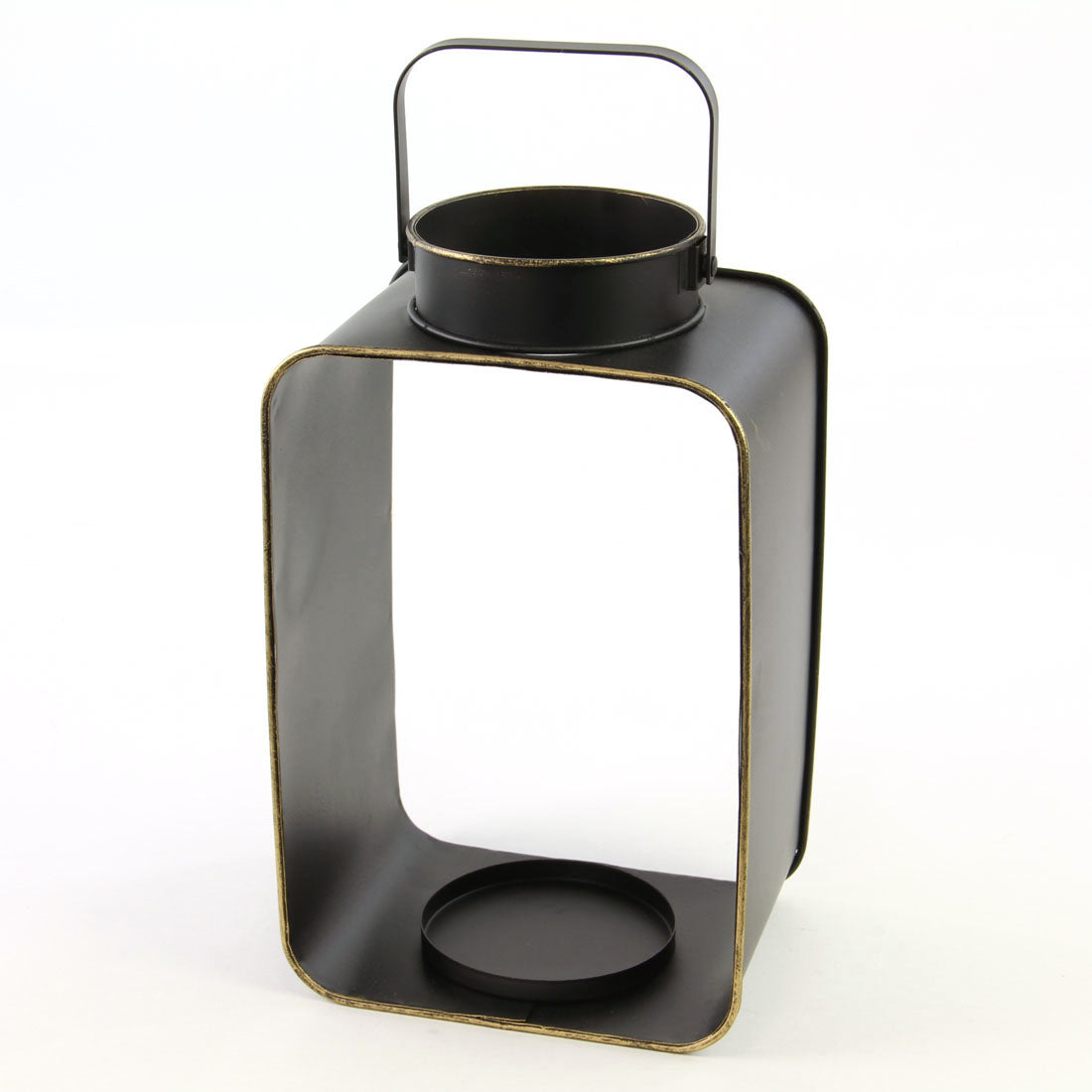 13"SQ.LANTERN CANDLE HLDR M25