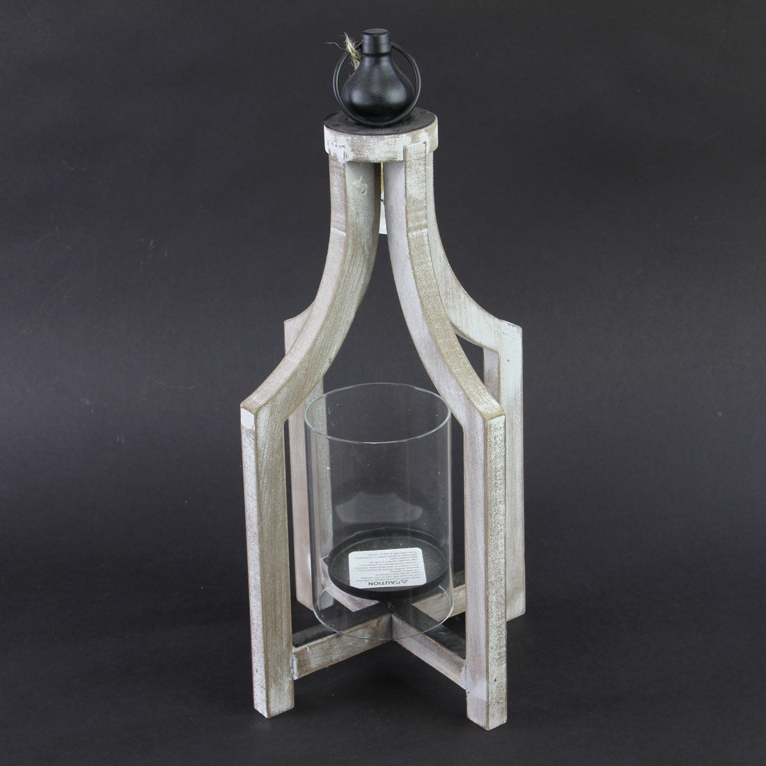 16.14"WOODEN LANTERN