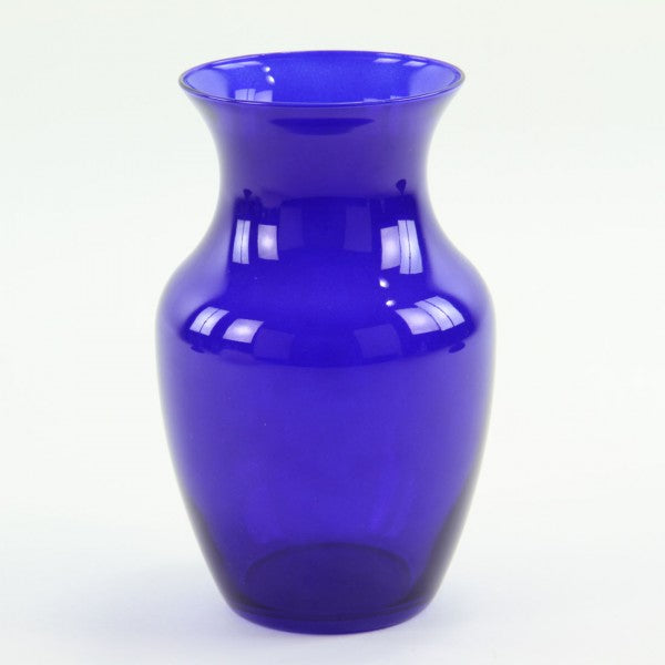 8"ROSE VASE COBALT X1