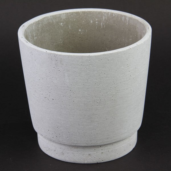 6"STEPPED VESSEL GRIT GREY