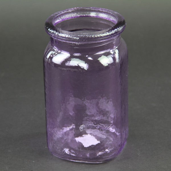 6.5"HAMMERED JAR VINT.PURPLE