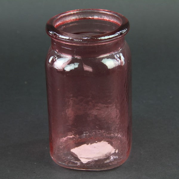6.5"HAMMERED JAR VINT.PINK
