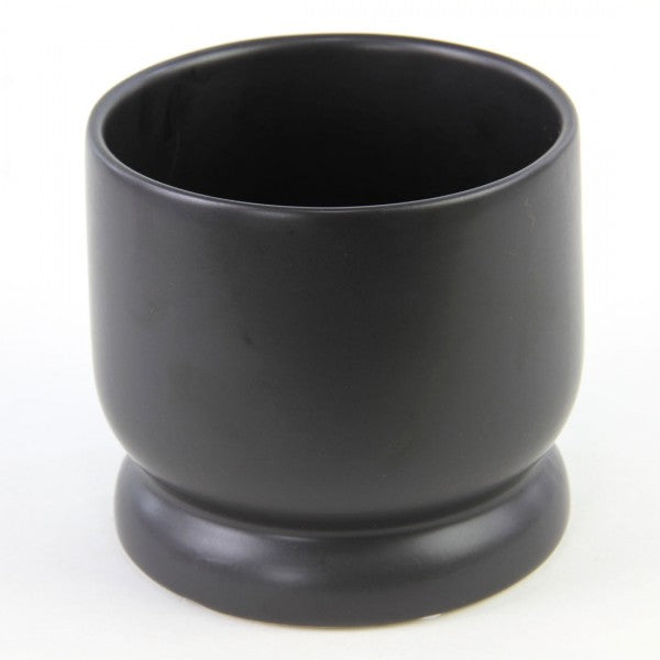 5"MODERN PEDESTAL BOWL BLACK
