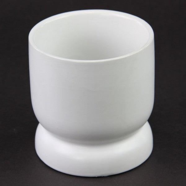 4"X4.25"CER.MODERN PED.BOWL