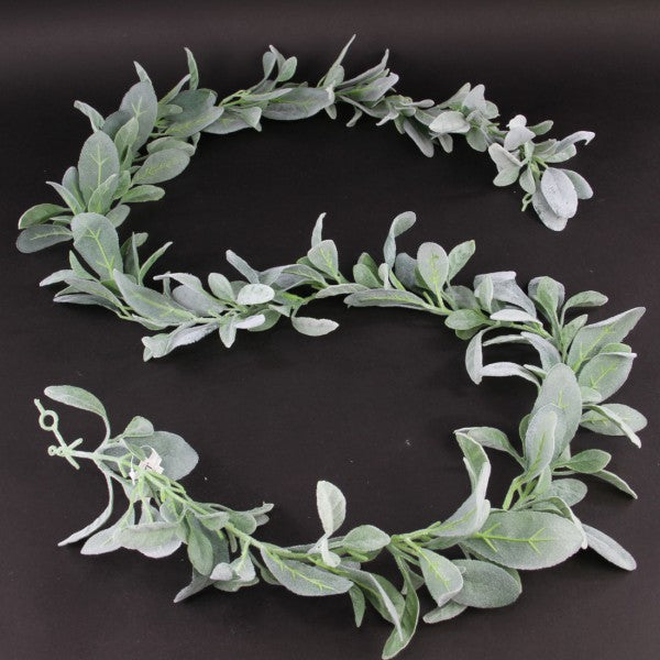 6' LAMB'S EAR GARLAND GREY