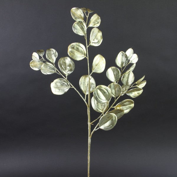 29"METALLIC PADDLE LEAF SPRAY