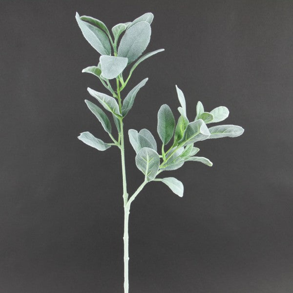 28"LAMB'S EAR GREY/GRN