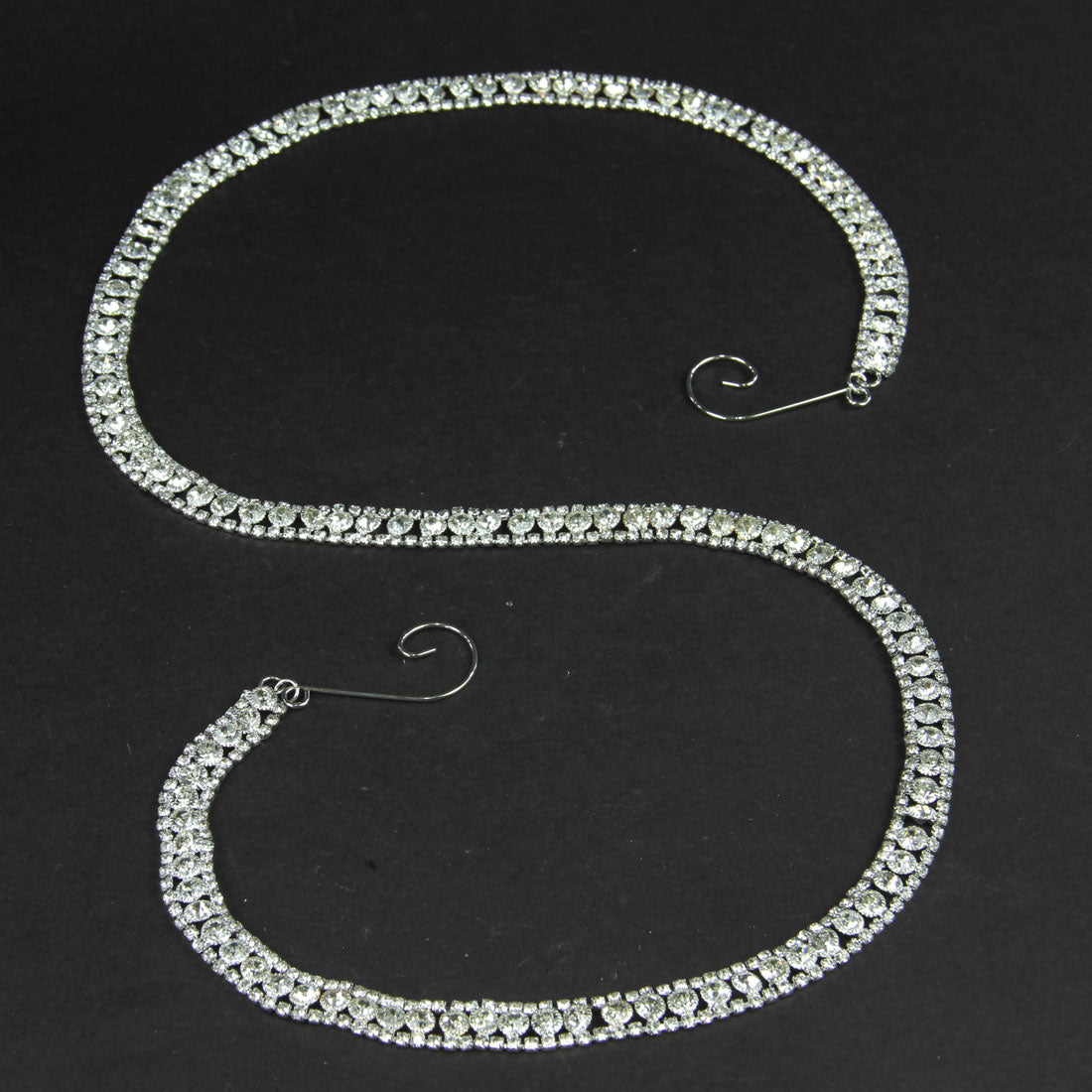 36"CRYSTAL CHAIN CLEAR