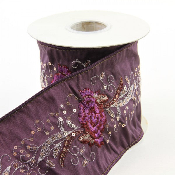 4"X5YD ANT.EMBRO.TAFFETA A25
