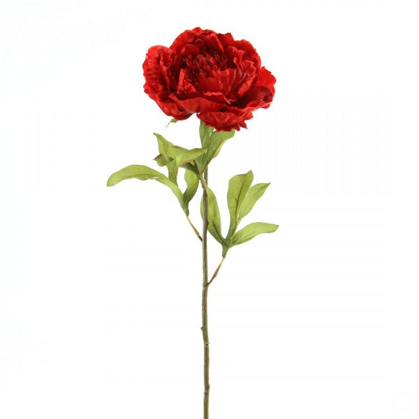 25"ABUNDANCE PEONY RED