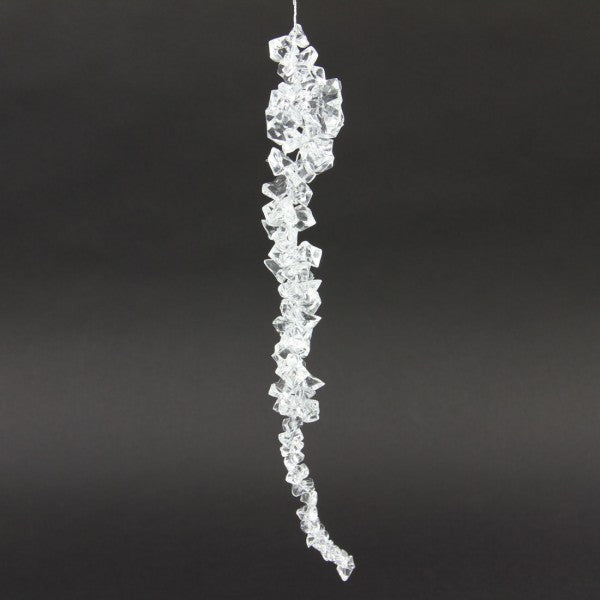12"ACRYL.ICE CHUNK ORNA A25