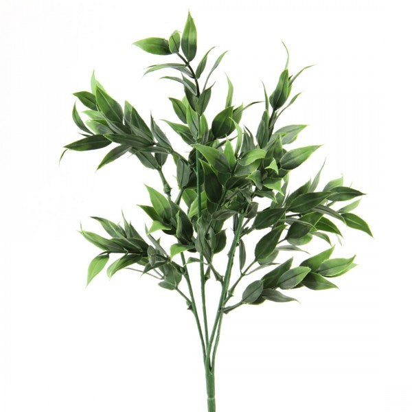 12.5"UV/FR TEA LEAF BUSH GRN