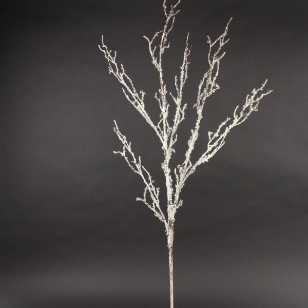 48"SNOWY TWIG BRANCH WHITE