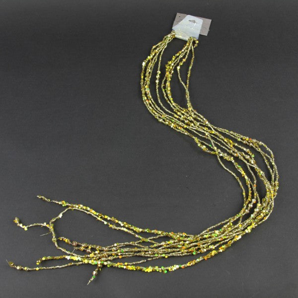 5'SEQUIN GARLAND GOLD