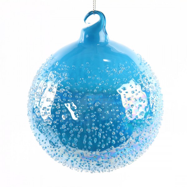 100MM GLASS PEARL BEADED BALL