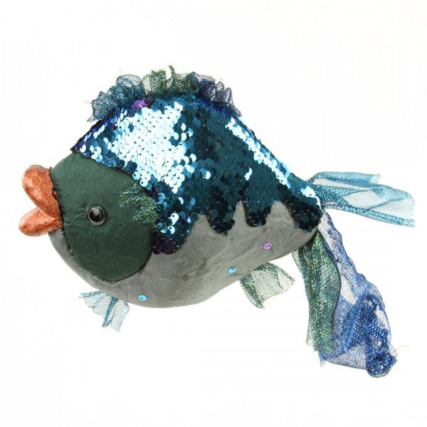 10" FISH TEAL/GREEN