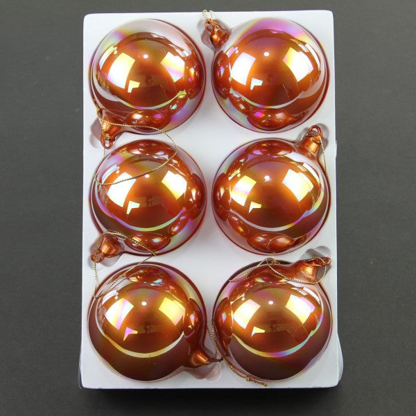 80MM PEARL GLASS BALL 6/BX