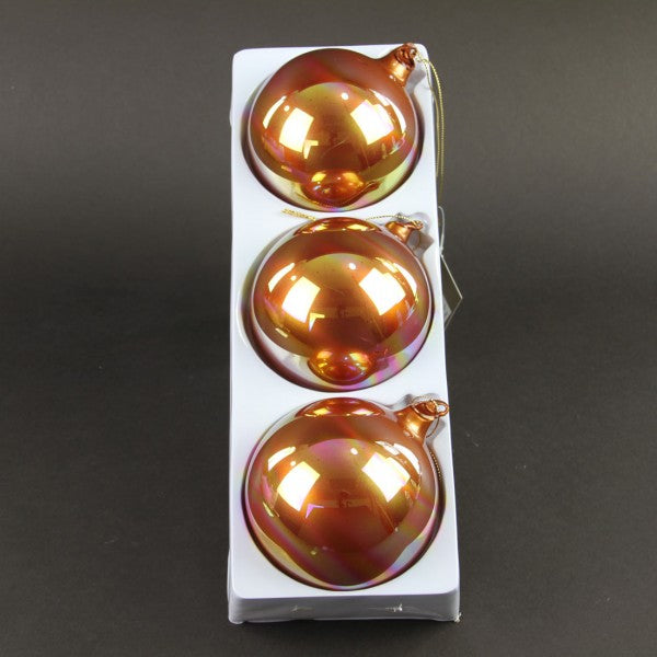 100MM PEARL GLASS BALL 3/BX