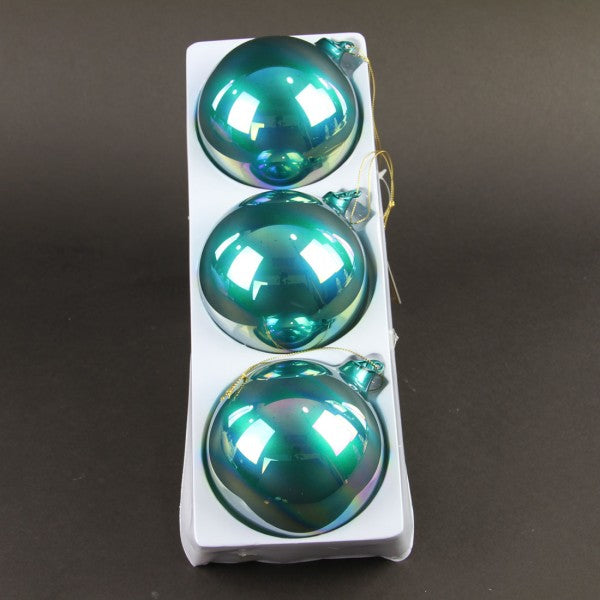 100MM PEARL GLASS BALL 3/BX