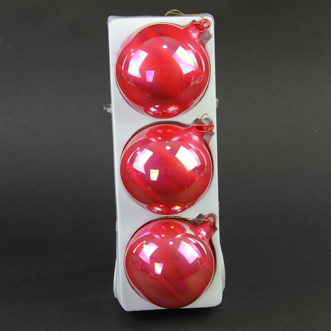 100MM PEARL GLASS BALL 3/BX