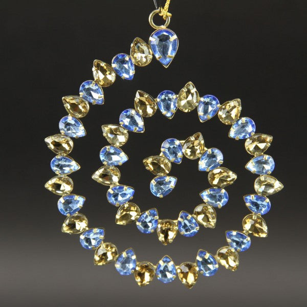 5.5"SPINNING JEWEL ORN