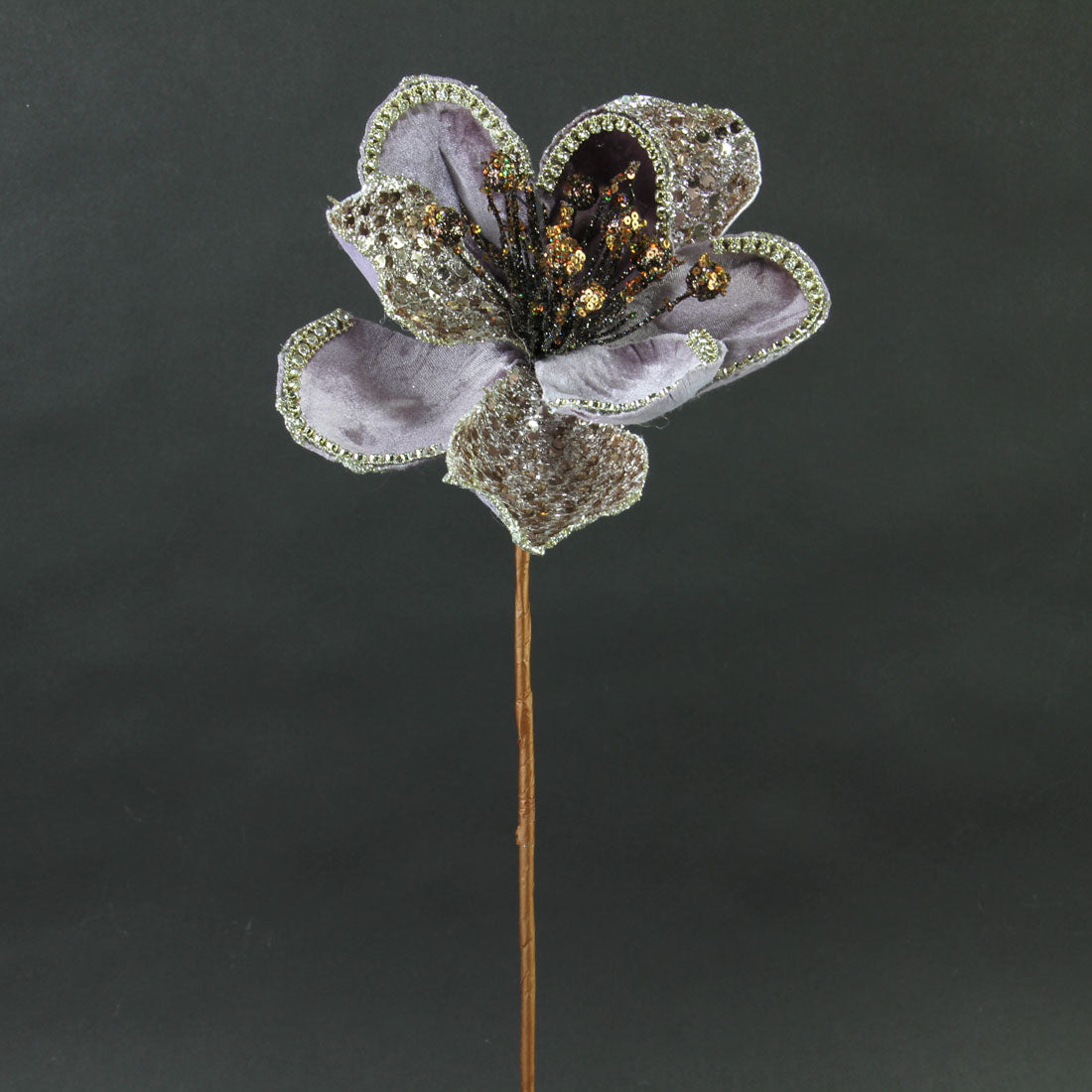 22"MAGNOLIA SPRAY PLUM
