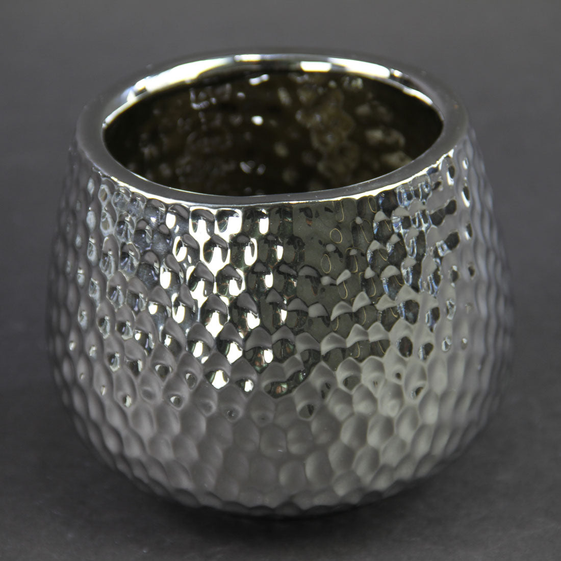 5"X4.5" SUPERNOVA POT SILVER