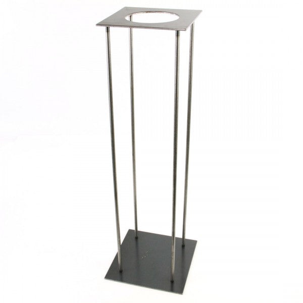 8"X29.5"HARLOW STAND SILVER