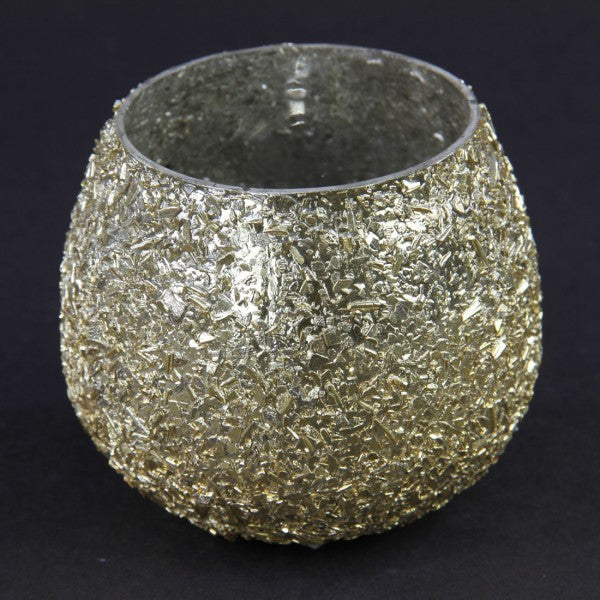 3.75"X3.5"RICHIE VOTIVE GOLD