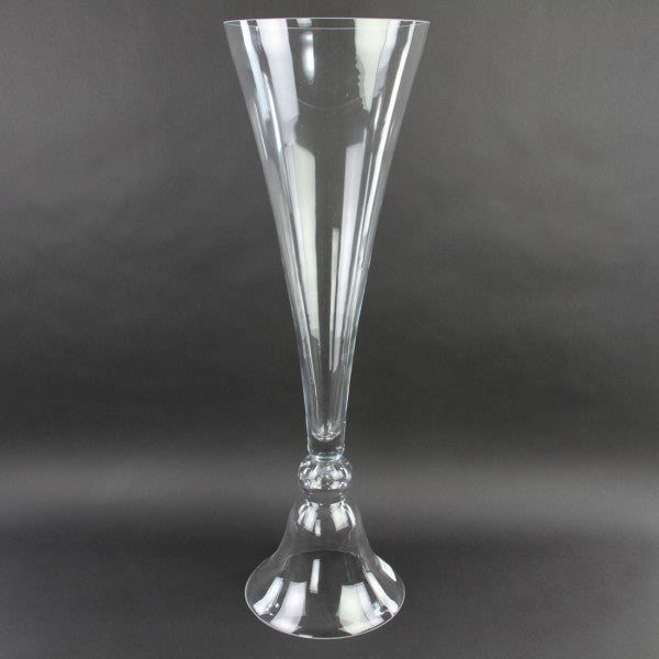32"X10"CLARINET VASE CLEAR