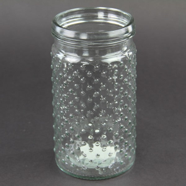 4"X7.5"HOBNAIL JAR CLEAR