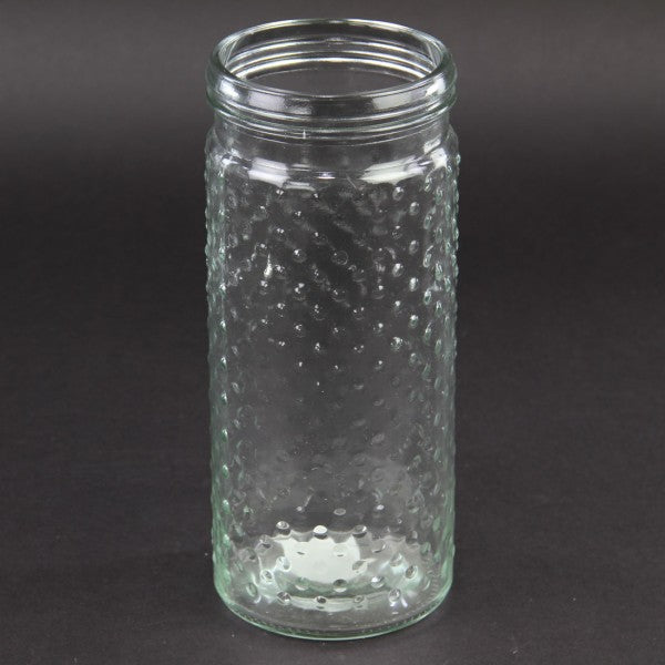 4"X9.25"HOBNAIL JAR CLEAR