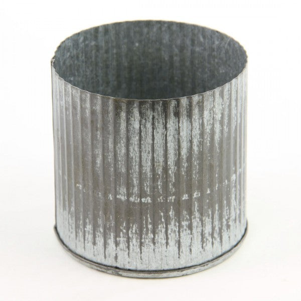 3"X3" NORAH VASE ZINC