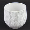 4.75"X4.75" KABASA POT WHITE