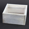 7"X7"X3.5"WOODLAND PLANTER WH
