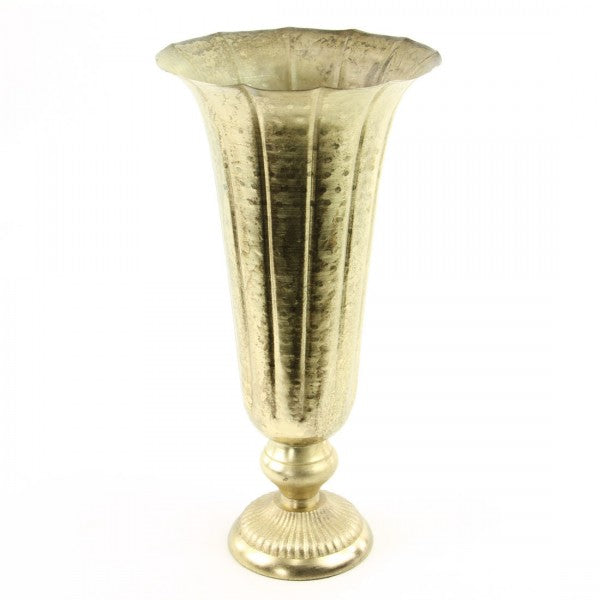 8"X16.75"LITA VASE GOLD
