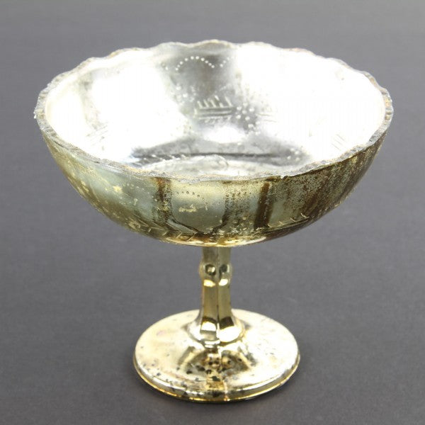 8"X7"DESIRAY COMPOTE GOLD