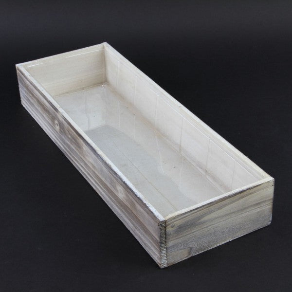 18.25X6.5"X3"WOODLAND PLANTER