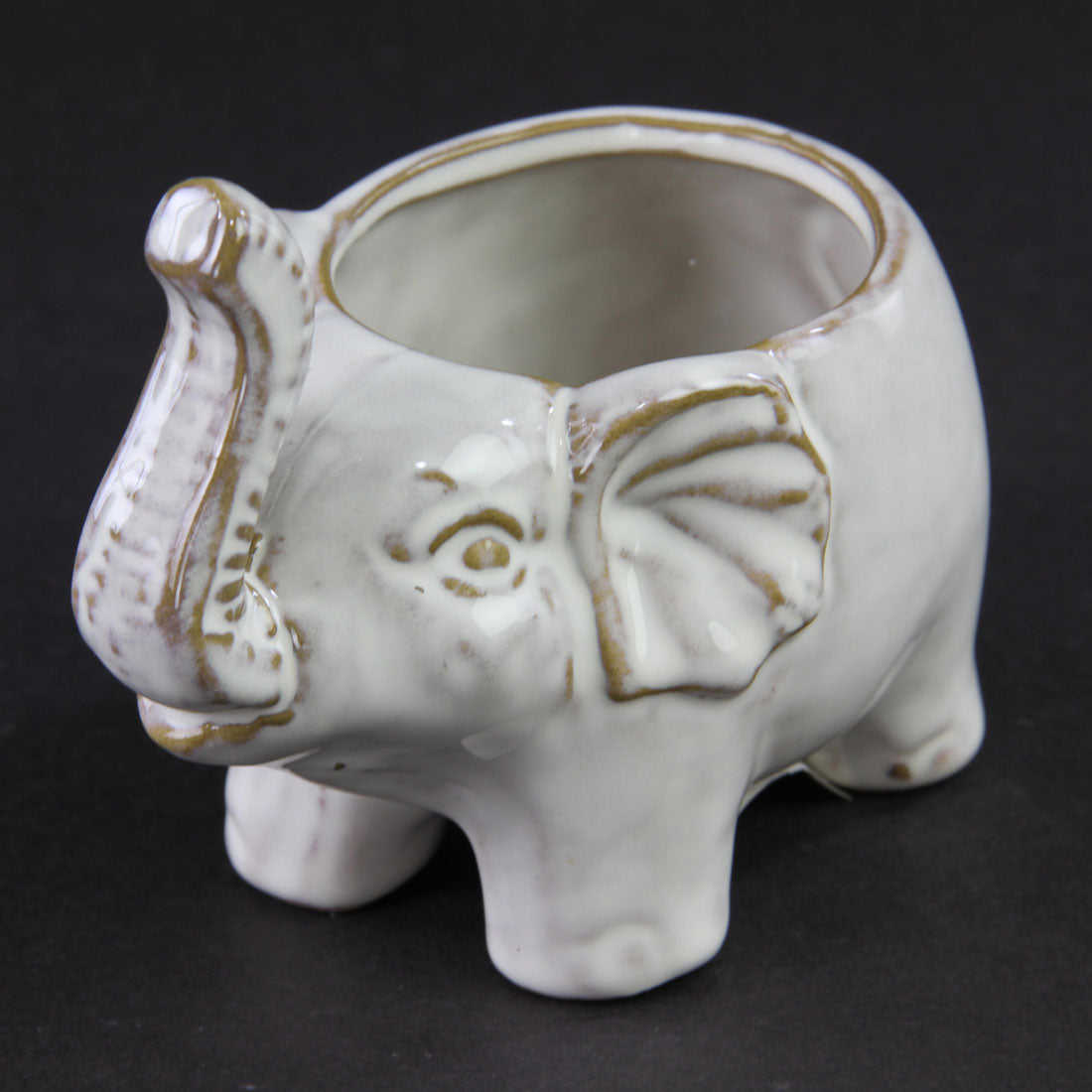 5"X3"X4" ELEPHANT POT