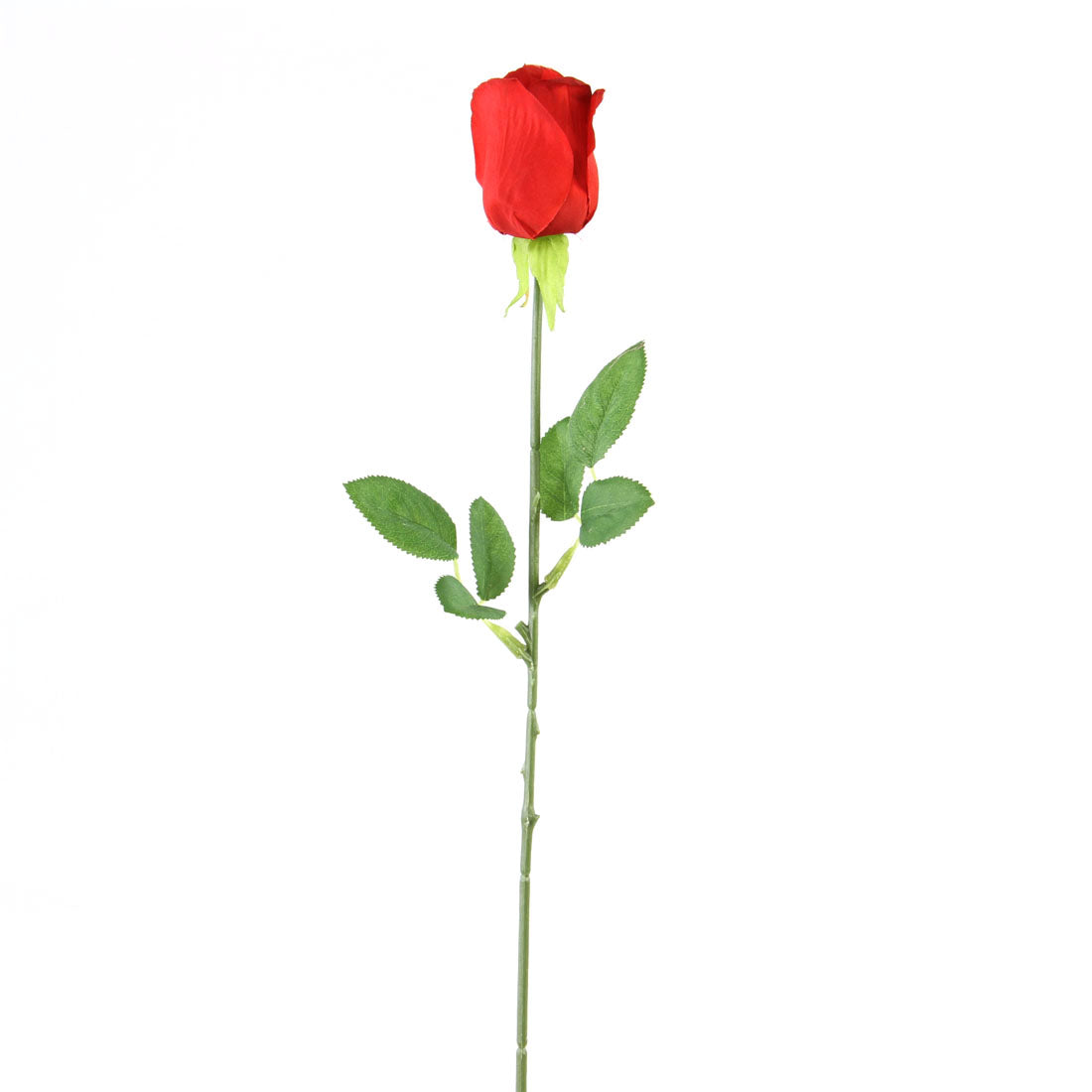 20"ROSE BUD STEM RED
