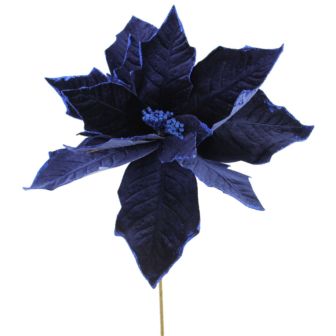 17"D VLVT.JUMBO POINSETTIA