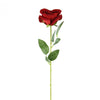 20"VLVT.OPEN ROSE STEM RED